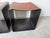 1980s Vintage Postmodern Steel & Saddle Leather Cube Ottomans – A Pair For Sale - Image 5 of 12
