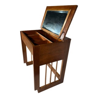 Mid Century Flip Top Vanity Desk by Henredon C 1950/1960's For Sale
