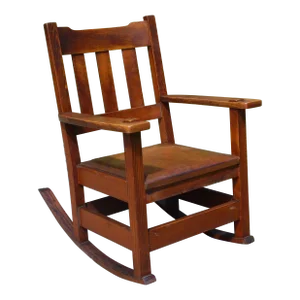 Antique Mission Oak Rocking Chair Arts & Crafts Craftsman Rocker