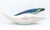 Mid-Century Modern Vintage White and Iridescent Ceramic N 6768 Bowl by Lusso, Italy, 1950s For Sale - Image 3 of 9