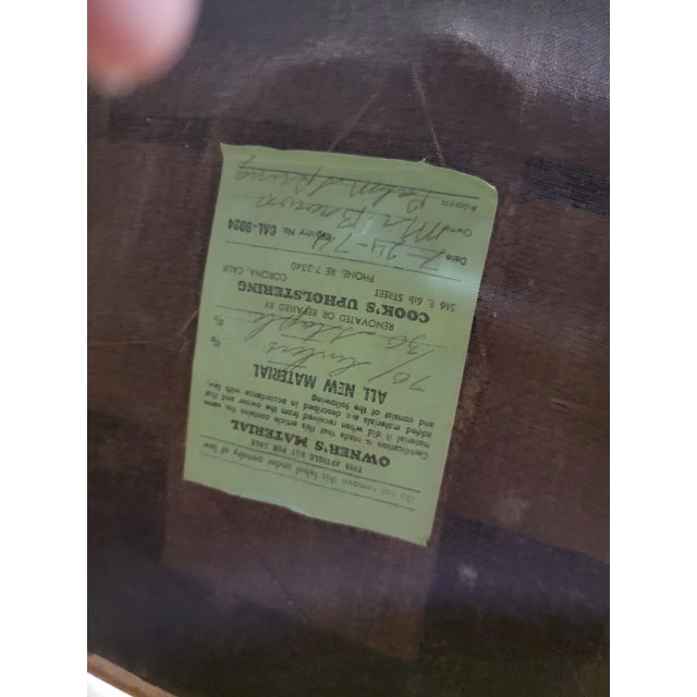 1950s Classic French Louis XVI Fauteuil Armchair For Sale - Image 11 of 12