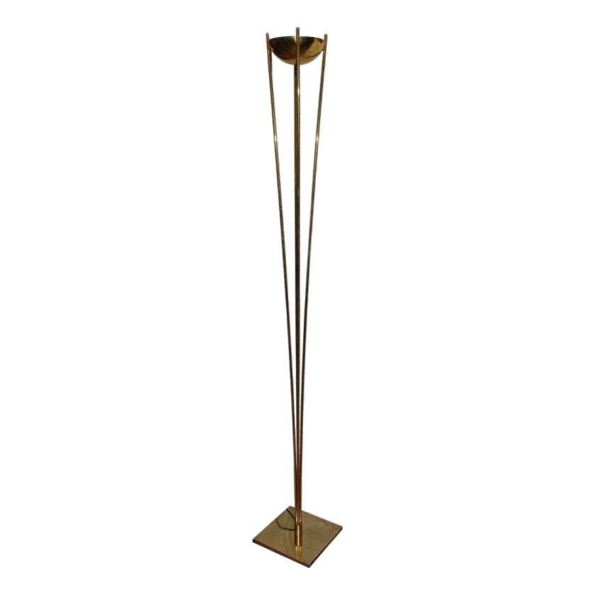 Late 20th Century Relux Milano Brass Torcher | Chairish