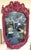 Striking antique solid wood wall mirror from the late 19th century. The Rococo and Baroque style mirror is made of solid...