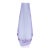 Hand Blown Murano Vase in Lavender For Sale