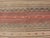 Vintage Turkish Kilim With Stripes in Blue, Tan, Brown, Cream and Orange For Sale - Image 10 of 12