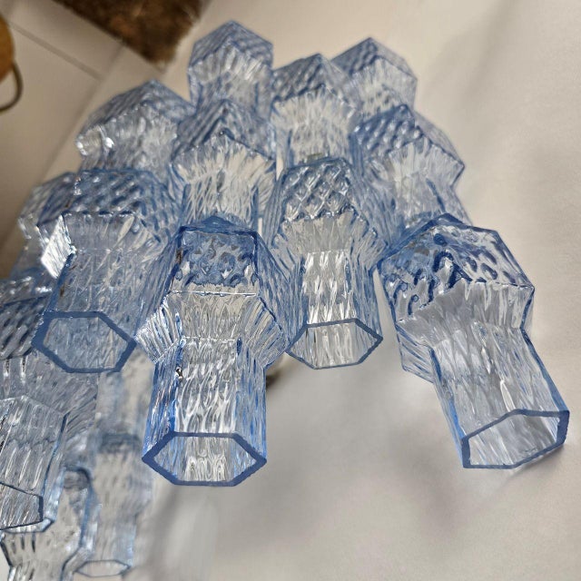 1990s Blue Murano Glass Sconces - a Pair For Sale - Image 9 of 12