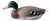 Vintage 1970s Hand-Painted Mallard Duck Decoy For Sale