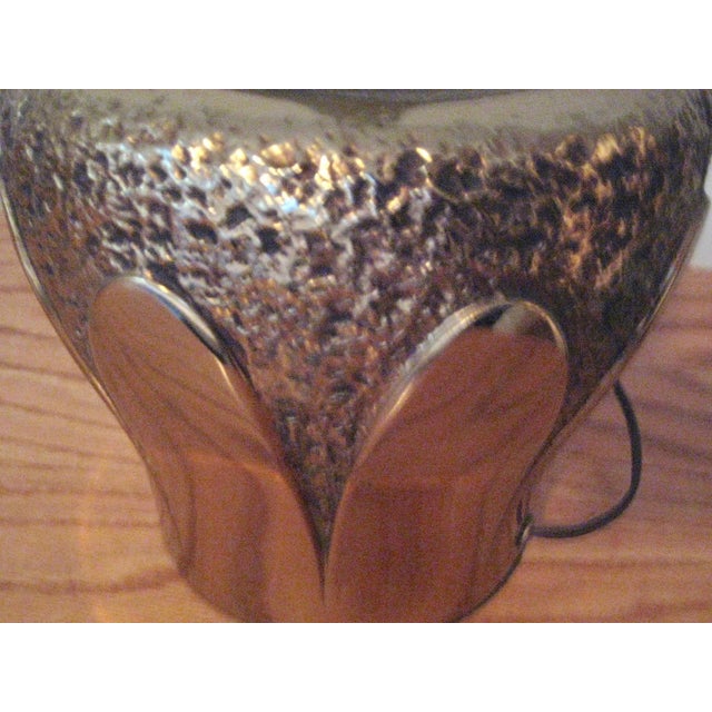 1960s Mid Century Modern Tempestini Brutalist Lamps - Pair For Sale - Image 11 of 14