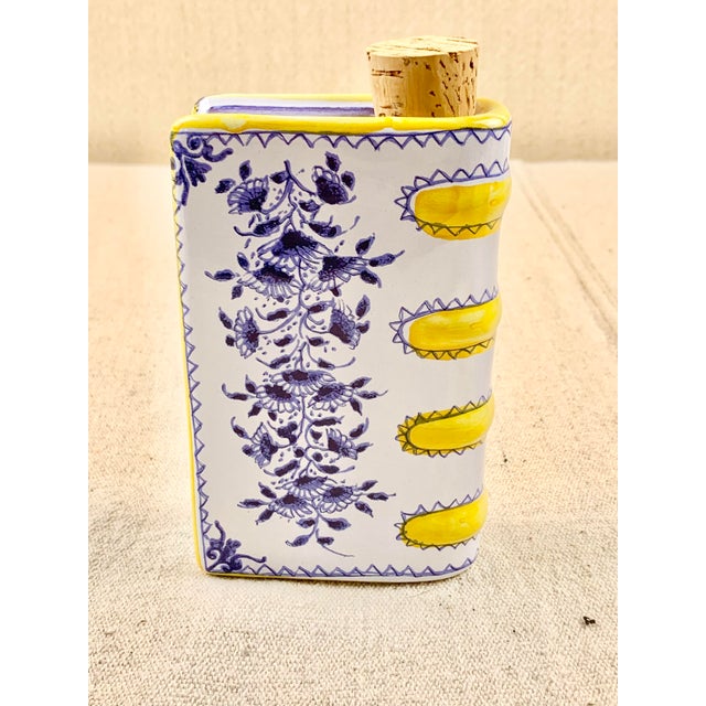 Vintage Portuguese Ceramic Book For Sale - Image 4 of 8