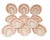 Peach Vintage 1976 Fitz & Floyd "Coquille" Figural Shell Plates - Set of 11 For Sale - Image 8 of 16