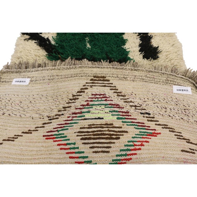 Late 20th Century Vintage Berber Boucherouite Moroccan Rug - 02'10 X 05'08 For Sale - Image 5 of 7