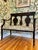 Early 20th Century American Classical Revival / Empire Revival Mahogany Settee With New Paisley Upholstery For Sale - Image 4 of 15