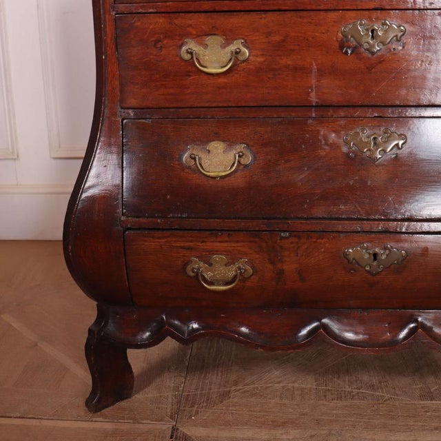 Vintage Dutch Bombe Commode For Sale - Image 4 of 10