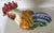 Vintage Ceramic Majolica Colorful Rooster Figure For Sale In West Palm - Image 6 of 14