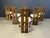 Wood Brutalist Dining Chairs, 1960s, Set of 6 For Sale - Image 7 of 10