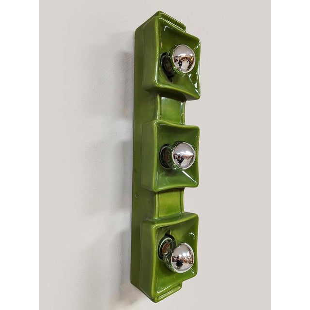 Shine bright with this special vintage wall lamp by Pan Keramik. Beautiful thanks to its contemporary shape. Material:...