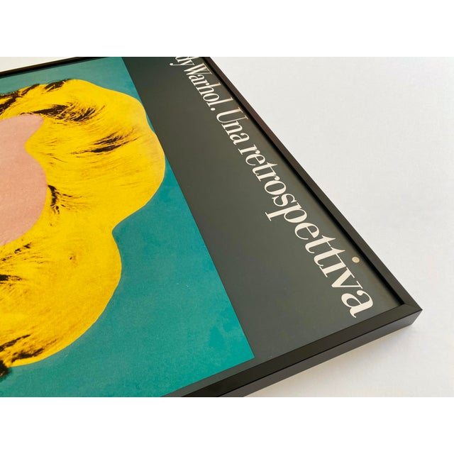 Andy Warhol Vintage 1990 Lithograph Print Large Framed Pop Art Italian Exhibition Poster " Marilyn " 1964 For Sale - Image 10 of 15