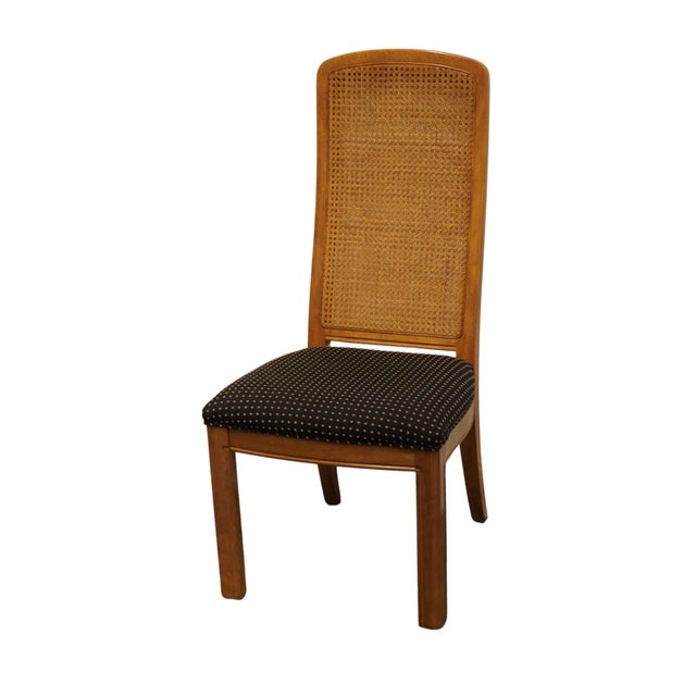 BERNHARDT FURNITURE Contemporary Modern Cane Back Dining Side Chair 275-52 44" High 21" Wide 24" Deep Seat: 19" High We...