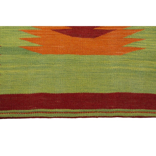 Handwoven Wool Kilim Rug, 2000 For Sale - Image 6 of 9