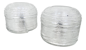 Mouth-Blown Art Glass Table Lamps by Aloys F. Gangkofner for Peill & Putzler, Germany 1950s, Set of 2