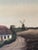 Vintage Original Cottage Oil Painting: Countryside Landscape Art For Sale - Image 6 of 12