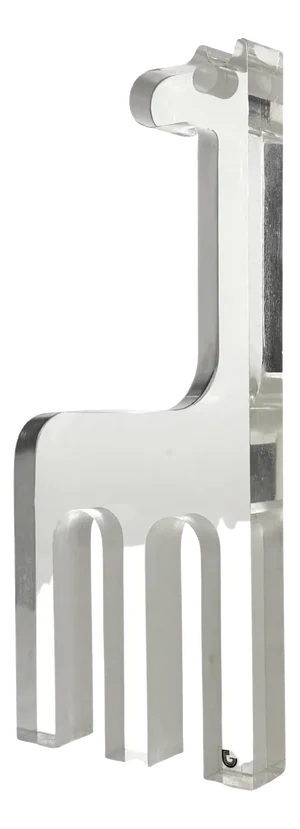 Acrylic Giraffe Sculpture by Silvio Russo for Guzzini, Italy, 1970s