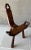 Mid 20th-Century European Arts & Crafts-Inspired Three-Legged Hardwood Birthing Chair For Sale - Image 14 of 15