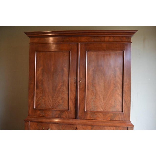Antique Mahogany Cabinet, 1850s For Sale - Image 3 of 10