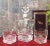 Vintage Lattice Routh Decanter and Old Fashioned Glasses Layers Design Set- 8 Pieces For Sale - Image 9 of 11