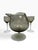 Mid 20th Century Vintage Mid-Century Etched Smoke Glass & White Opaline Stem Cocktail Pitcher Set - 5 Pieces For Sale - Image 5 of 8