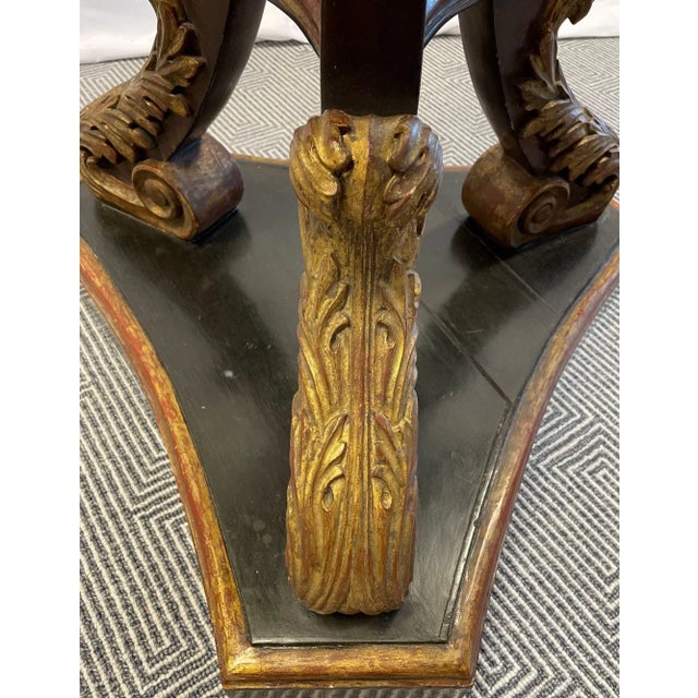 Black Georgian Gilt Wood Planter, Jardinière, Ebony and Gilt Design For Sale - Image 8 of 13