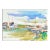 Sail Boats in the Harbor Landscape by Virginia J Hughins For Sale