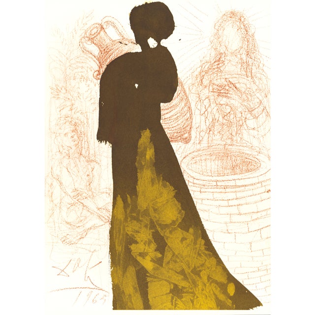 1968 Salvador Dalí Biblia Sacra Lithograph "Da Mihi Bibere" (Give Me a Drink) For Sale