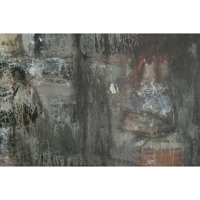 Rigoberto Mena, Large Rigoberto Mena Contemporary Cuban Abstract Expressionist Oil Painting, c.2000 For Sale In Miami - Image 6 of 6