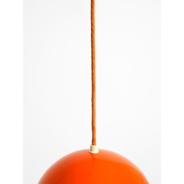 Enamelled Double Shade Flower Pot Pendant Lamp by Verner Panton for Louis Poulsen, Denmark, 1970s For Sale - Image 15 of 18