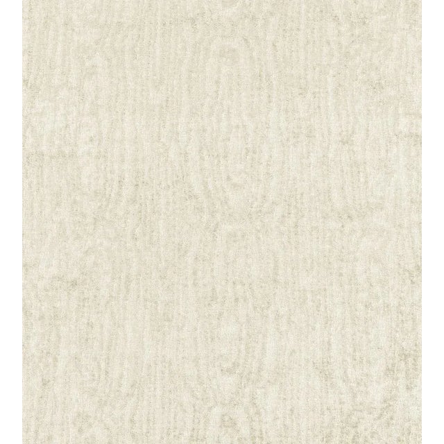 Traditional The House of Scalamandré Whitby Fabric, Winter White For Sale - Image 3 of 3