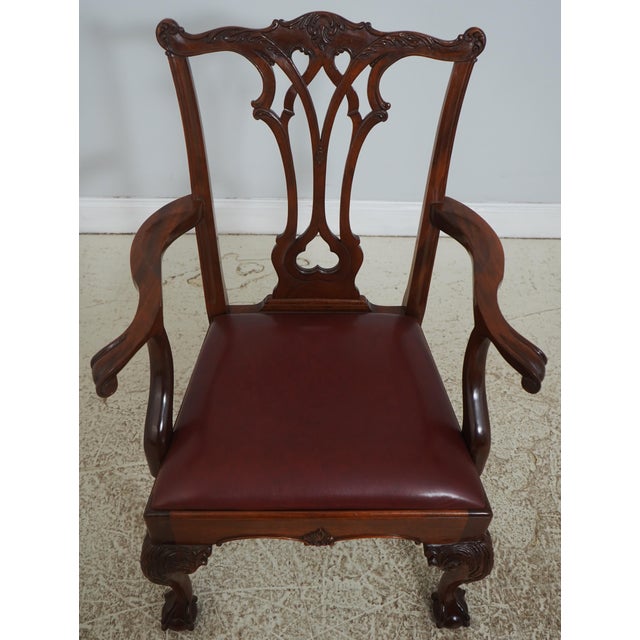 Age: Approx: 25 Years Old Details: Mahogany Fine Carved Details High Quality Construction 18 C. Design Chippendale Style...