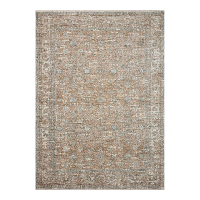 Angela Rose x Loloi Blake Rug Sand / Sky 18" x 18" Sample Rug For Sale