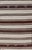 Mid 20th Century Turkish Vintage Flat-Weave in Shades of Brown and Ivory With Stripe Design For Sale - Image 5 of 10