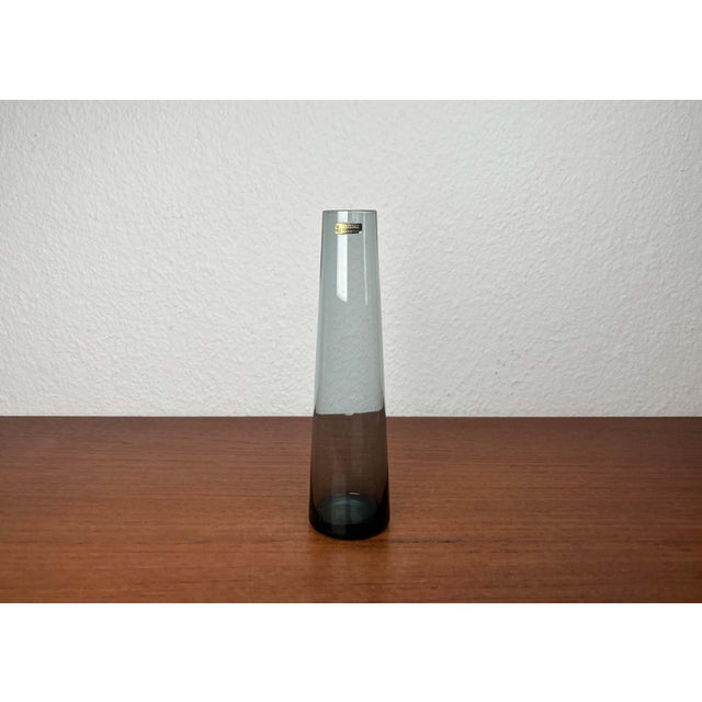 Mid-Century Modern German Crystal Glass Vase from WMF, 1960s For Sale - Image 6 of 13
