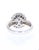 0.97 Carat Tahitian Pearl and Diamond 14 Karat White Gold Ring, Size 7 For Sale - Image 4 of 9