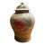 Vintage Chinese Famille Rose Porcelain Temple Jar With Deer, Crane & Peonies For Sale