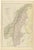 Map of Sweden and Norway, 1882 For Sale