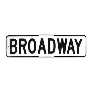 Enamel Broadway Street Sign For Sale