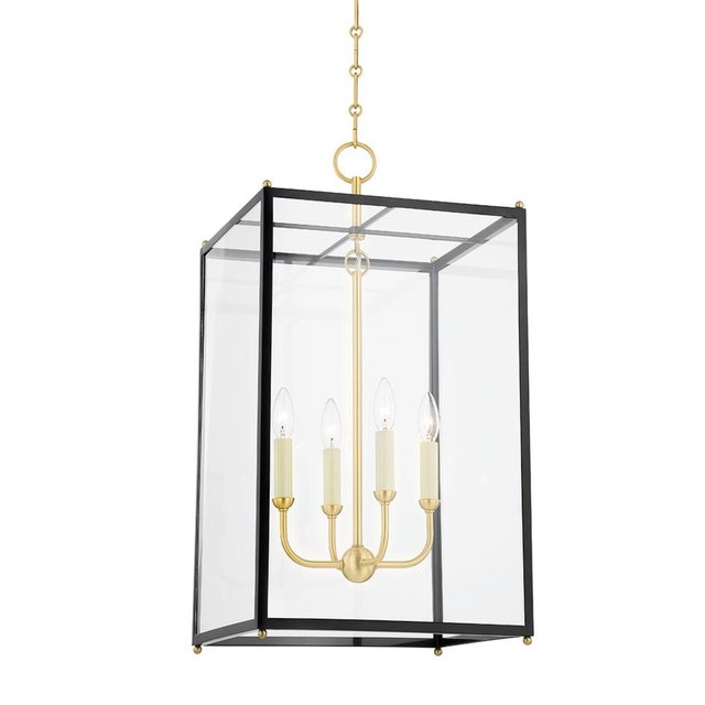 Bring a classic elegance to any space with this clean, traditional lantern. Details like the signature chain, curved...