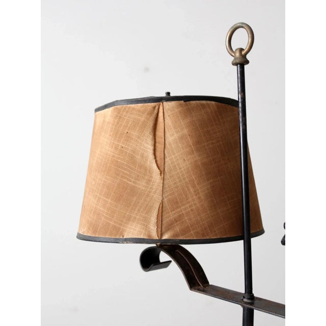 Vintage Wrought Iron Poodle Lamp For Sale - Image 11 of 13