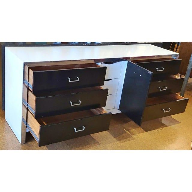 1970s Milo Baughman Double Dresser for John Stuart For Sale - Image 5 of 12