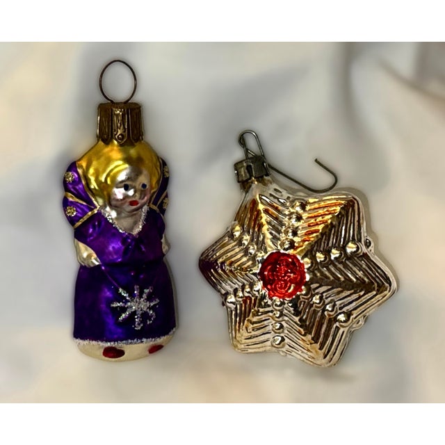 Vintage European Mercury Glass Ornaments - Set of 10 For Sale - Image 14 of 17