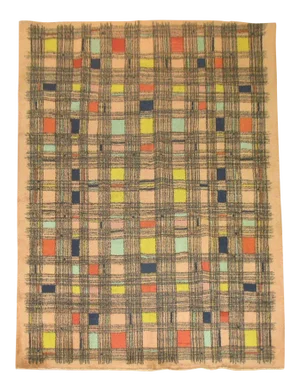 Vintage Zeki Muren Pile Rug - 6'10" X 10'