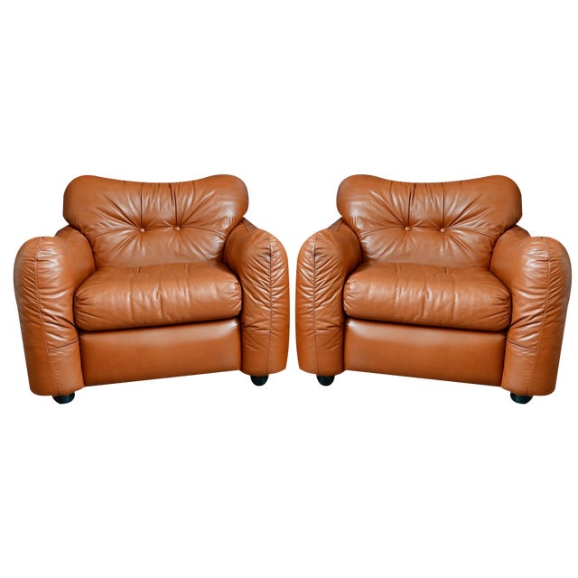 Set of Vintage Italian Armchairs, 1960s For Sale